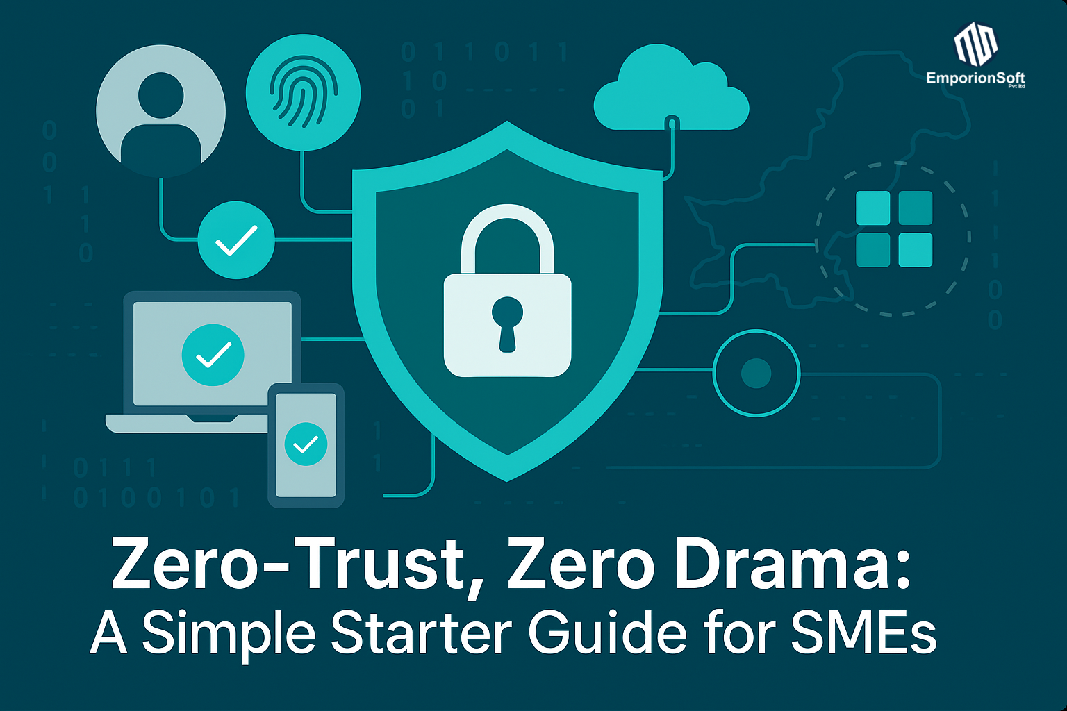 Zero trust security for small business illustrated guide for Pakistani SMEs — identity verification, ZTNA, micro-segmentation, and cloud-ready Zero Trust architecture